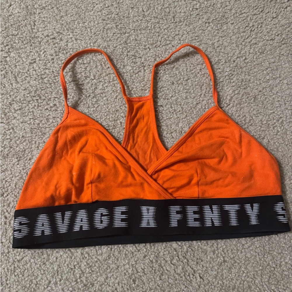Savage X Fenty Vibrant Orange Bralette